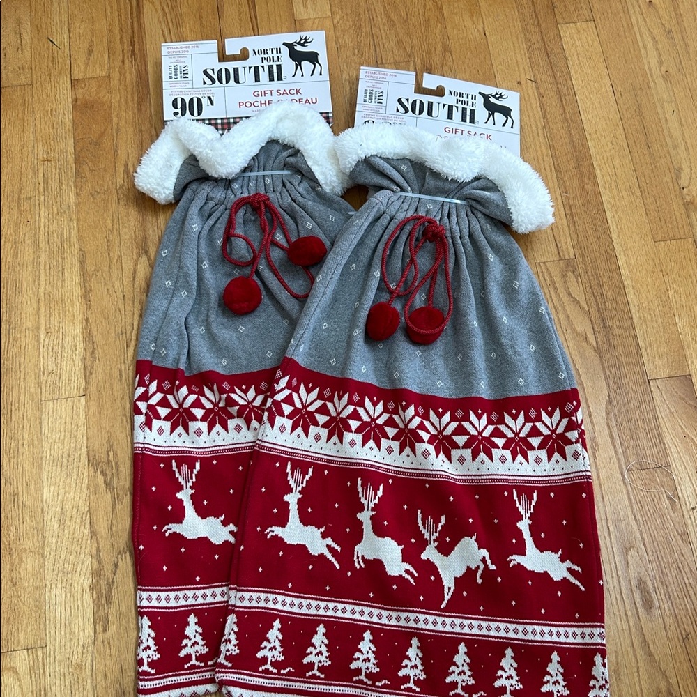 2- Holiday Gift Sacks